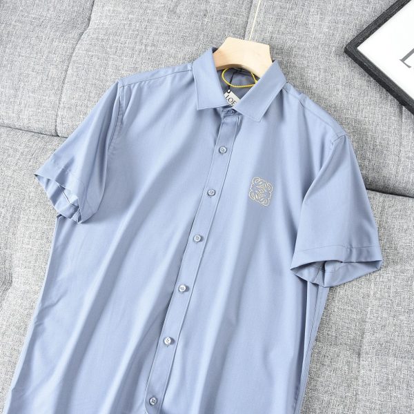 High Quality Loewe Short Sleeves Black Solid Style