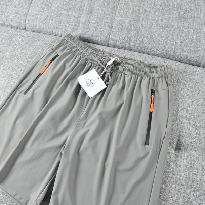 High Quality Herm???S Shorts Black Nylon Casual Luxury