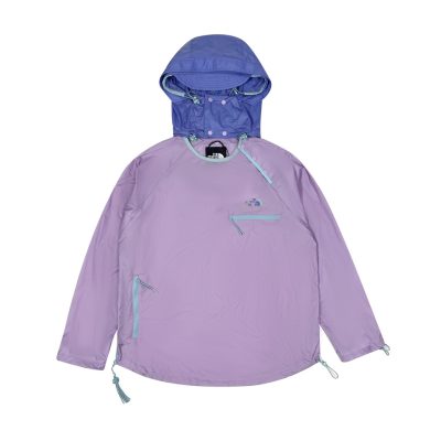 Premium The North Face Jackets Purple Nylon Logo Style