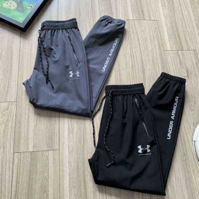 Best Selling Under Armour Trousers Black Silk Casual Collection