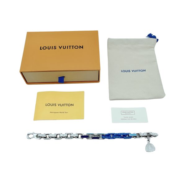 Best Selling Louis Vuitton Bracelet Blue Monogram Luxury