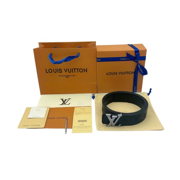 Premium Quality Louis Vuitton Belt Black Leather Casual Style