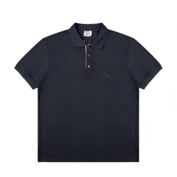 Best Selling Burberry Short-Sleeved Black Cotton Classic Style