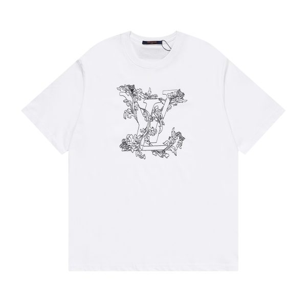 Premium Quality Louis Vuitton Short Sleeves Logo Luxury