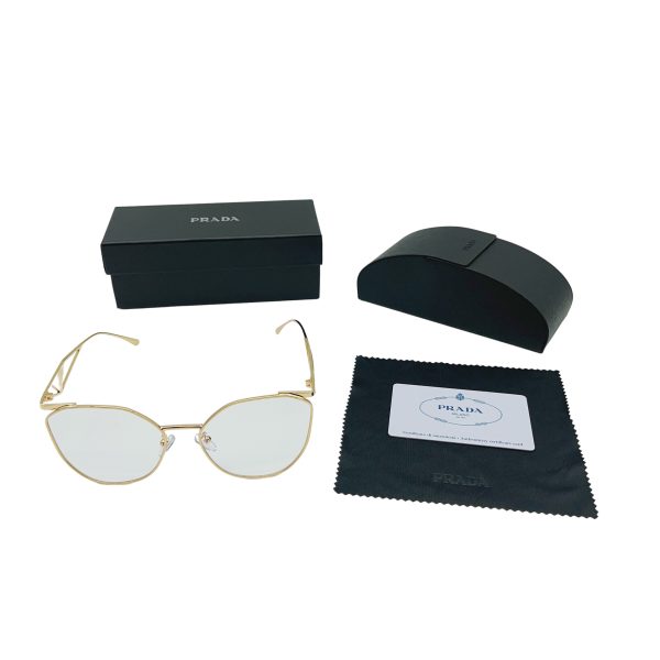Premium Prada Sunglasses Gray Gradient Style