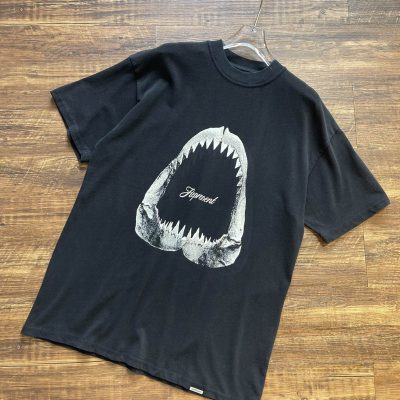 Premium Quality Fossil Short Sleeves Black Cotton Print Style