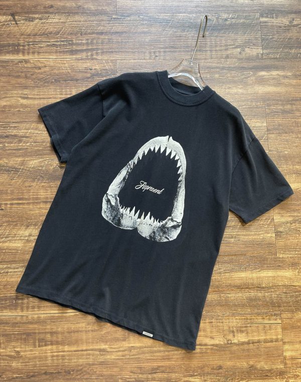 Premium Quality Fossil Short Sleeves Black Cotton Print Style