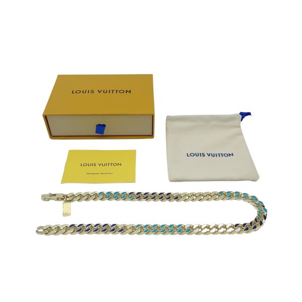 Luxury Louis Vuitton Necklace Gold Monogram Luxury