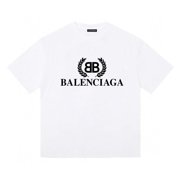 Luxury Balenciaga Short Sleeves Cotton Luxury