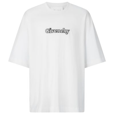 Luxury Givenchy Short Sleeves Silk Embroidered Style
