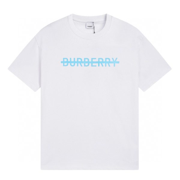 High Quality Burberry Short Sleeves Blue Classic Collection