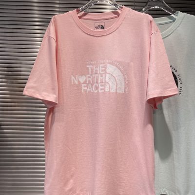 High Quality The North Face Short Sleeves White Cotton Breathable Style