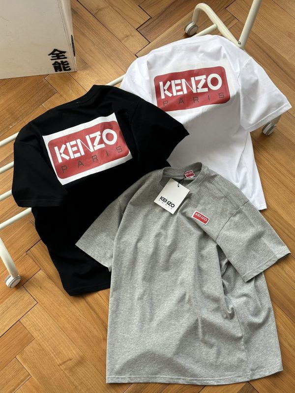 Premium Quality Kenzo Short Sleeves Red Print Collection
