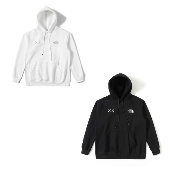 High Quality The North Face Sweatshirts Black Cotton Embroidery Style