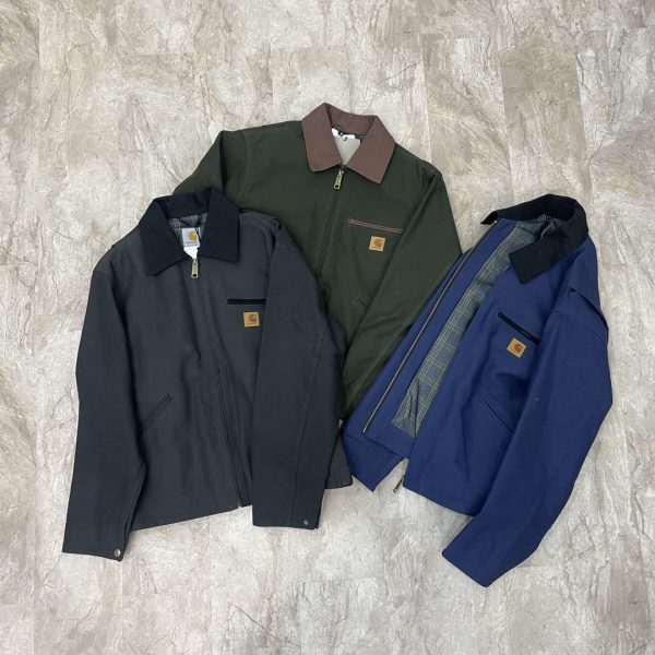 Premium Quality Carhartt Jacket Blue Canvas Washed Collection