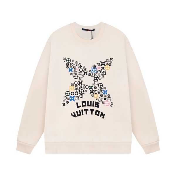 Luxury Louis Vuitton Hoodie Black Gradient Style