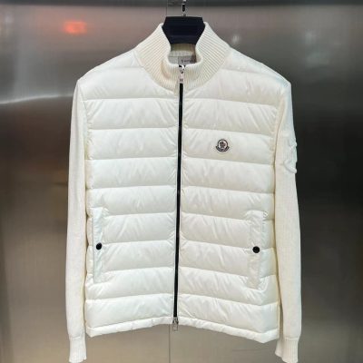 Premium Moncler Down Jacket Black Solid Style