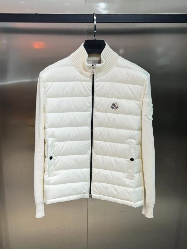Premium Moncler Down Jacket Black Solid Style