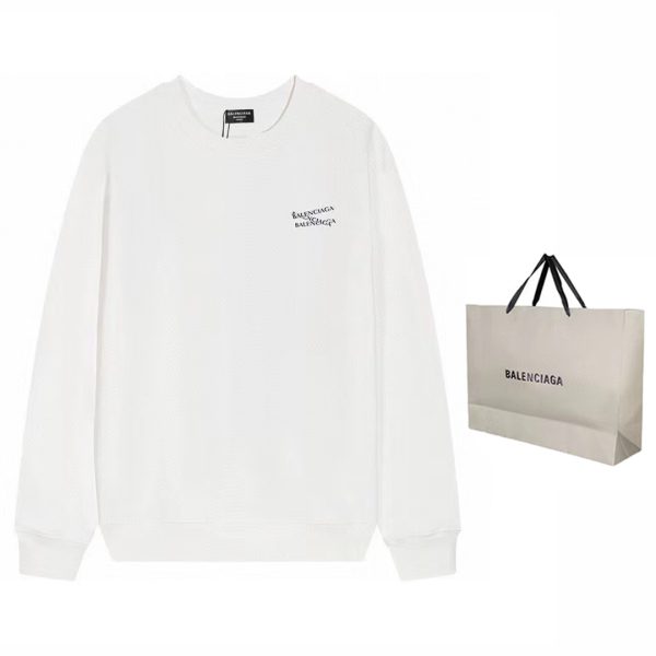 High Quality Balenciaga Sweatshirts Black Logo Style