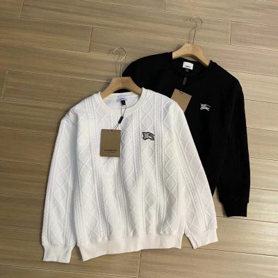 Premium Quality Burberry Long Sleeves Black Elegant Style