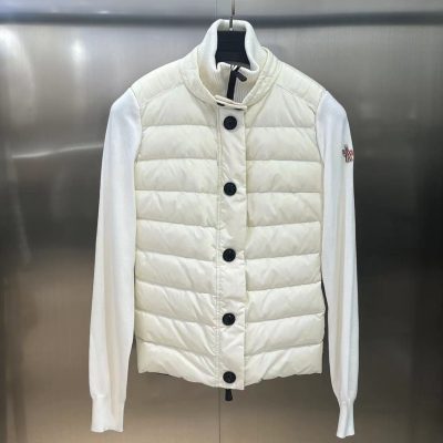 High Quality Moncler Down Jacket Black Logo Style