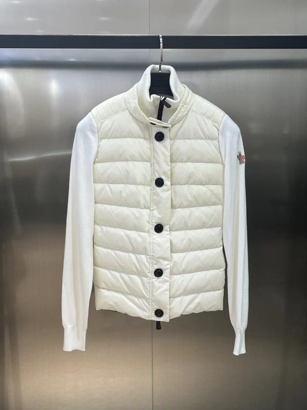 High Quality Moncler Down Jacket Black Logo Style