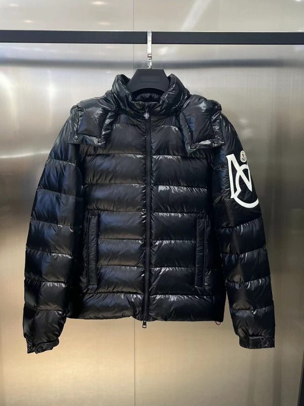Best Selling Moncler Jacket Black Polyester Collection