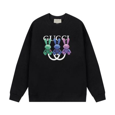 Premium Quality Gucci Sweatshirts Black Print Luxury