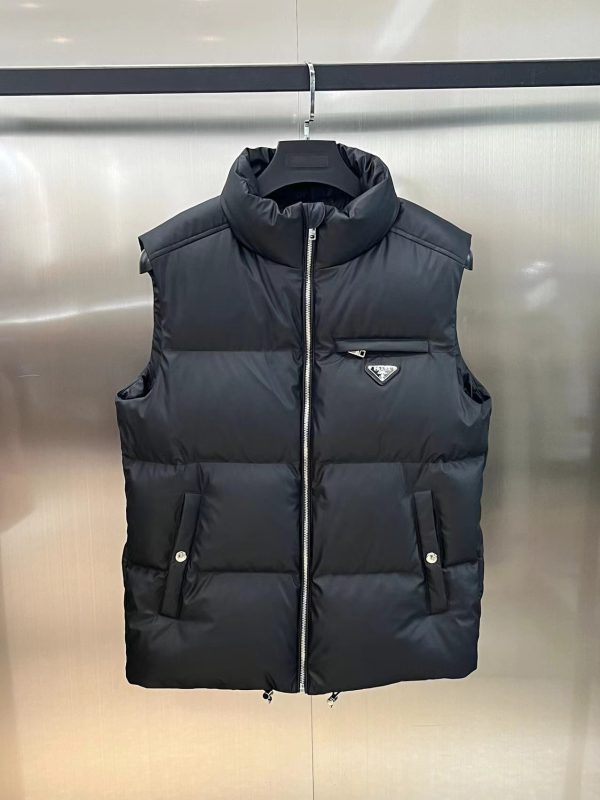 Premium Prada Vest White Leather Luxury