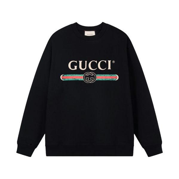 High Quality Gucci Sweatshirts Green Print Collection