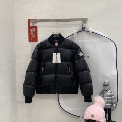 Premium Moncler Coats White Knit Sporty Collection