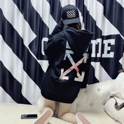 Best Selling Off-White Hoodie White Cotton Classic Style