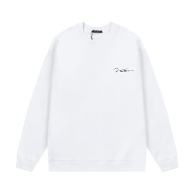 Premium Quality Louis Vuitton Sweatshirts Black Cotton Washed Collection