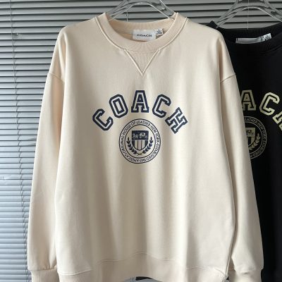 Luxury Coach Sweatshirts Gray Chic Collection