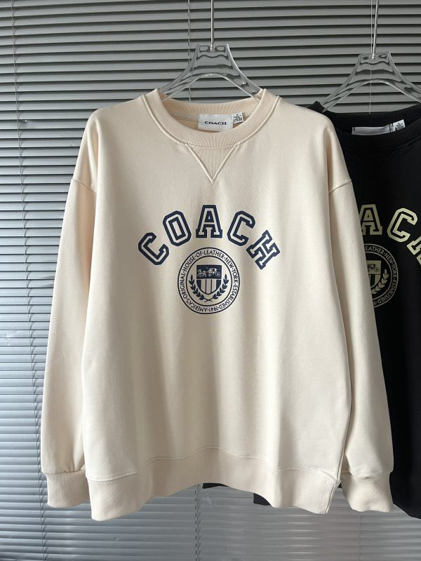 Luxury Coach Sweatshirts Gray Chic Collection