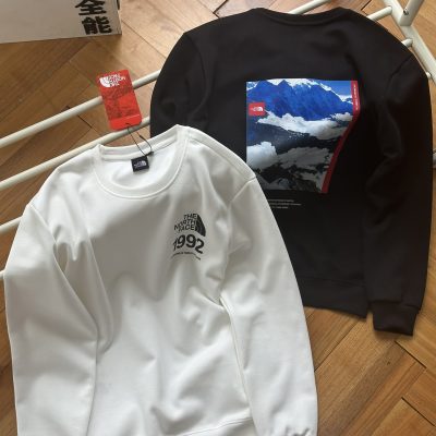 Luxury The North Face Sweatshirts Black Cotton Solid Luxury