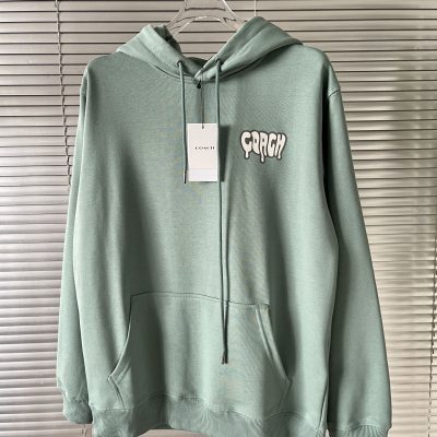 Best Selling Coach Sweatshirts Cream Logo Collection
