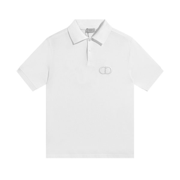 Premium Dior Short-Sleeved Shirts Black Cotton Modern Style