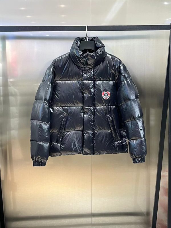 Best Selling Moncler Coats Navy Nylon Logo Collection
