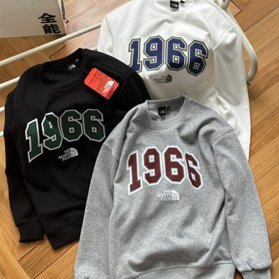 Premium Quality The North Face Sweatshirts Black Cotton Print Style