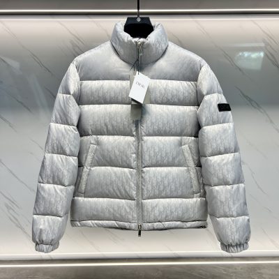 Premium Quality Dior Jackets White Satin Jacquard Collection