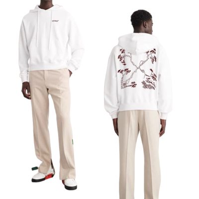 Premium Quality Off-White Sweatshirts White Cotton Classic Luxury