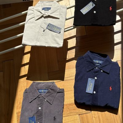 Luxury Ralph Lauren Long Sleeves Navy Solid Collection