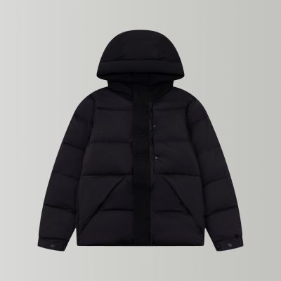 Best Selling Moncler Down Jackets Black Minimalist Collection