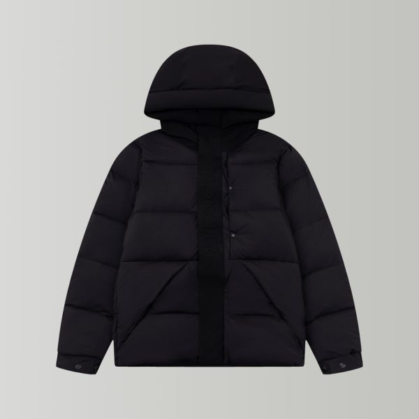 Best Selling Moncler Down Jackets Black Minimalist Collection