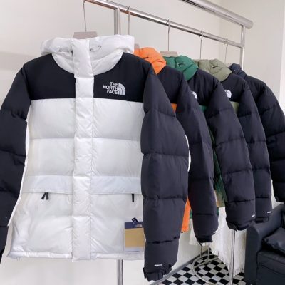Premium The North Face Down Jackets White Logo Style