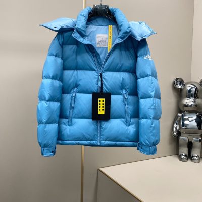 High Quality Moncler Jacket Black Nylon Embroidery Luxury