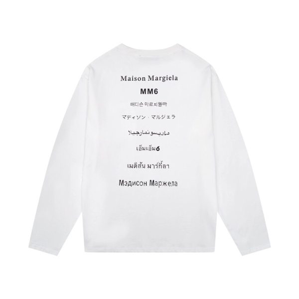 Luxury Margiela Long Sleeves Black Cotton Collection