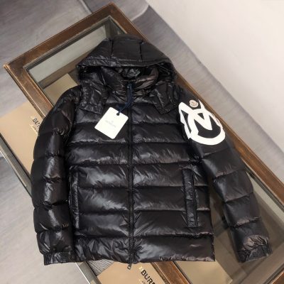 Best Selling Moncler Jacket Black Polyester Luxury