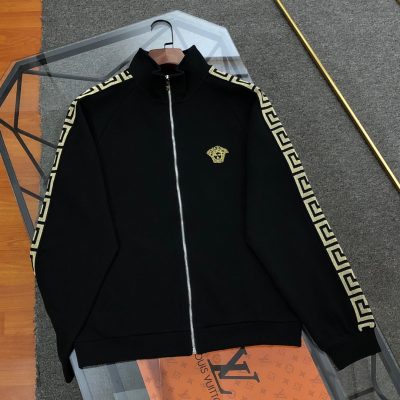 Premium Quality Versace Suits Gold Cotton Logo Luxury